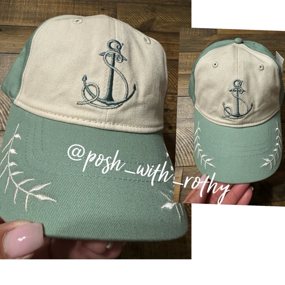 Coney Island Picnic Nautical Monogram Cap for Anthropologie, NWT main image 5